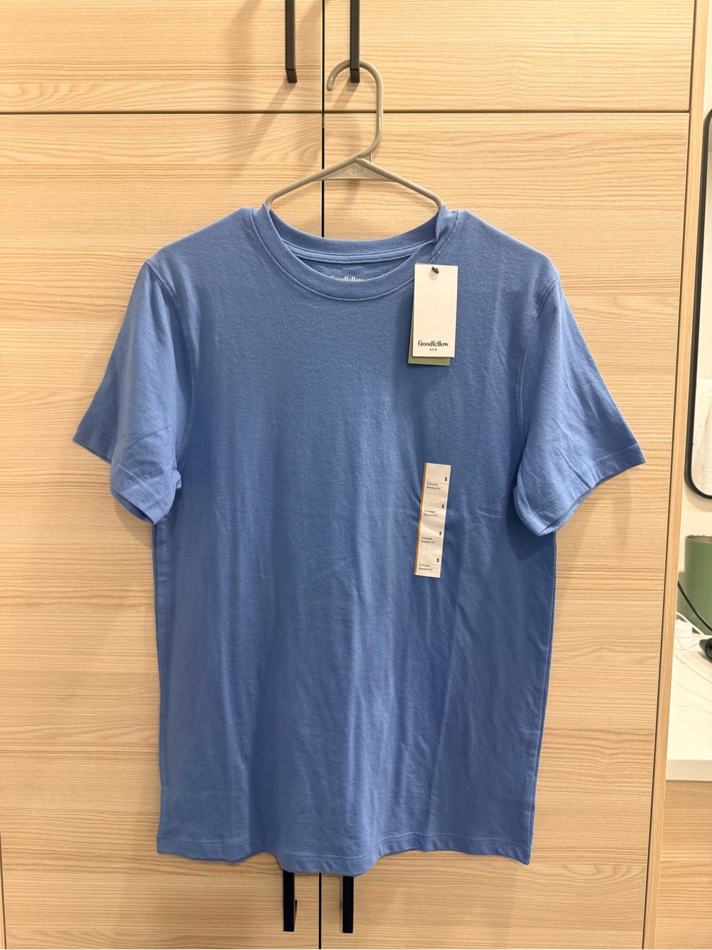 Goodfellow & Co Short-Sleeve Crew T-Shirt in Periwinkle Blue